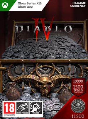 Diablo IV 11500 Platinum (Xbox One, Series X/S) - Xbox Live Key - GLOBAL