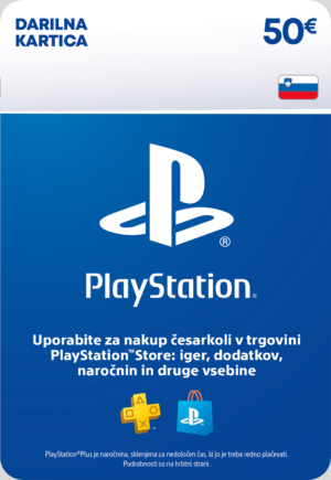 Sony PlayStation Network Card 50 EUR (SI) PSN Key SLOVENIA