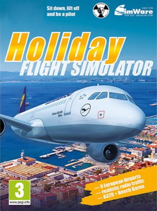 Urlaubsflug Simulator – Holiday Flight Simulator Steam Key GLOBAL – Titelbild