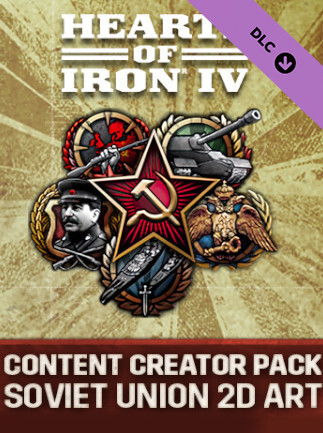 Hearts of Iron IV: Content Creator Pack – Soviet Union 2D Art (PC) – Steam Key – GLOBAL – Titelbild