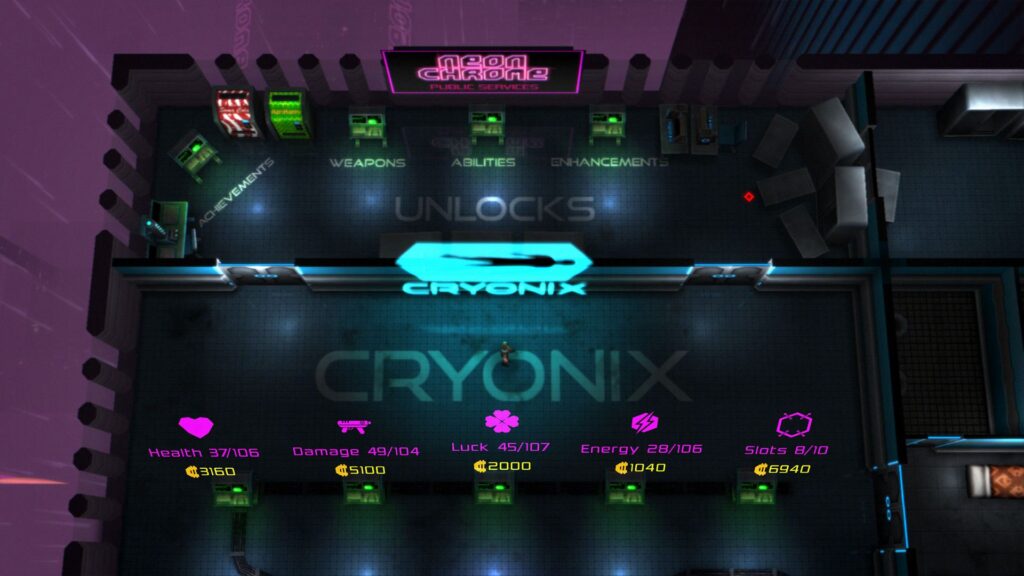 Neon Chrome Steam Key GLOBAL – Galeriebild 1