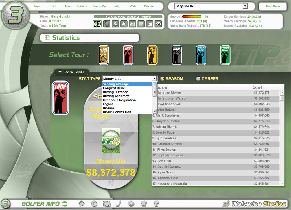 Total Pro Golf 3 Steam Key GLOBAL – Galeriebild 1