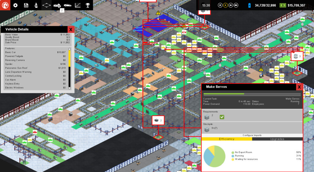 Production Line: Car factory simulation (PC) – Steam Key EU – Galeriebild 1