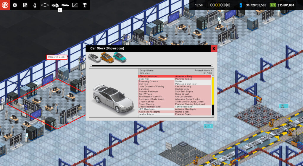 Production Line: Car factory simulation (PC) – Steam Key EU – Galeriebild 2