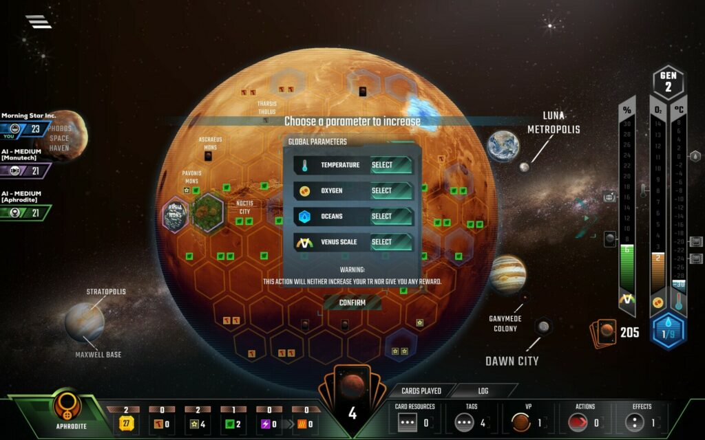 Terraforming Mars – Venus Next (PC) – Steam Key – GLOBAL – Galeriebild 1