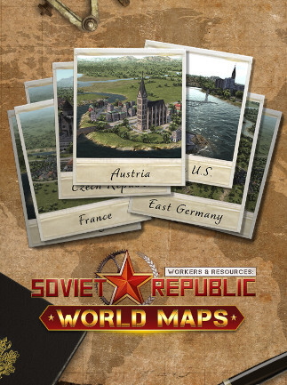 Workers & Resources: Soviet Republic – World Maps DLC (PC) – Steam Key – ROW – Titelbild