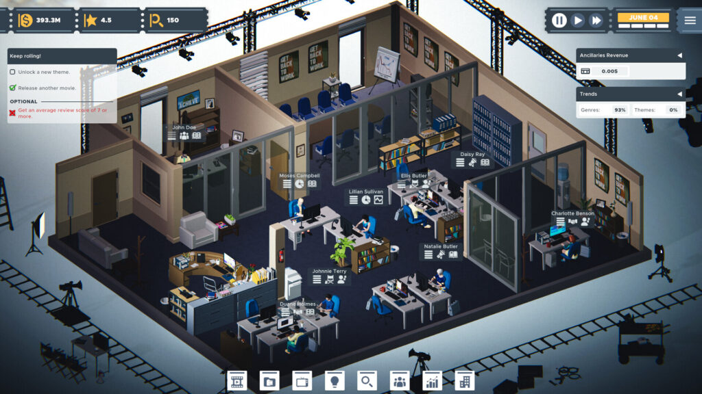 The Executive – Movie Industry Tycoon (PC) – Steam Key – GLOBAL – Galeriebild 1