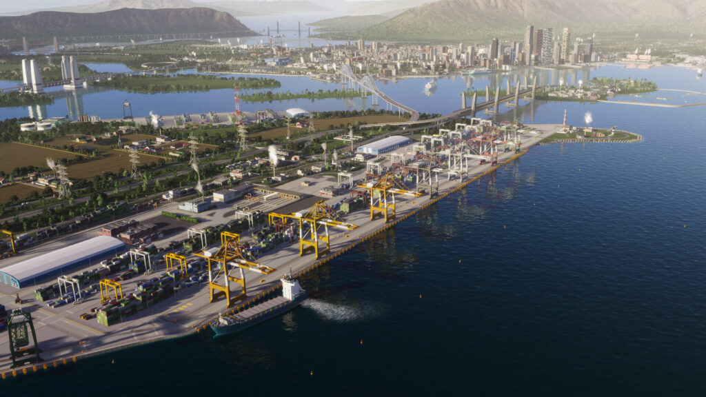 Cities: Skylines II – Bridges & Ports (PC) – Steam Key – GLOBAL – Galeriebild 1