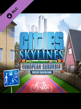Cities: Skylines – Content Creator Pack: European Suburbia DLC Steam Key GLOBAL – Titelbild