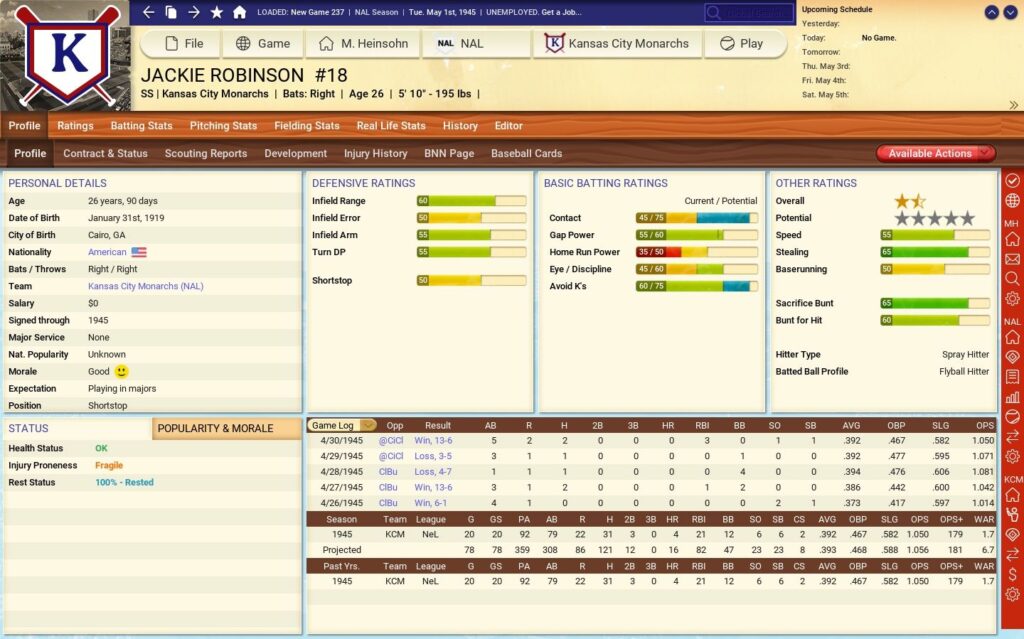 Out of the Park Baseball 18 Steam Key GLOBAL – Galeriebild 2