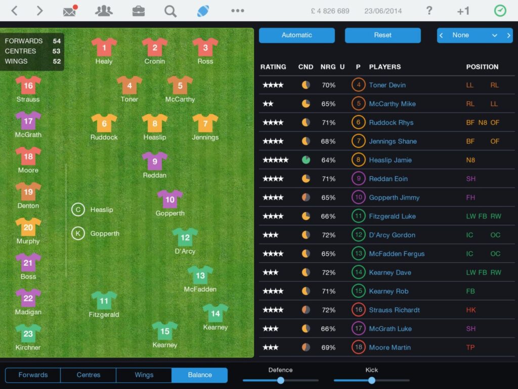Pro Rugby Manager 2015 Steam Key – ROW – Galeriebild 1