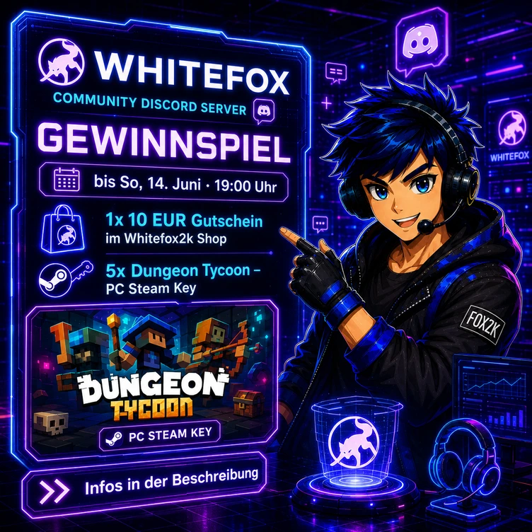 Whitefox2k Discord-Gewinnspiel