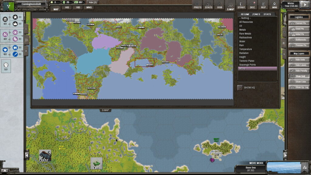 Shadow Empire: Oceania (PC) – Steam Key – EU – Galeriebild 1