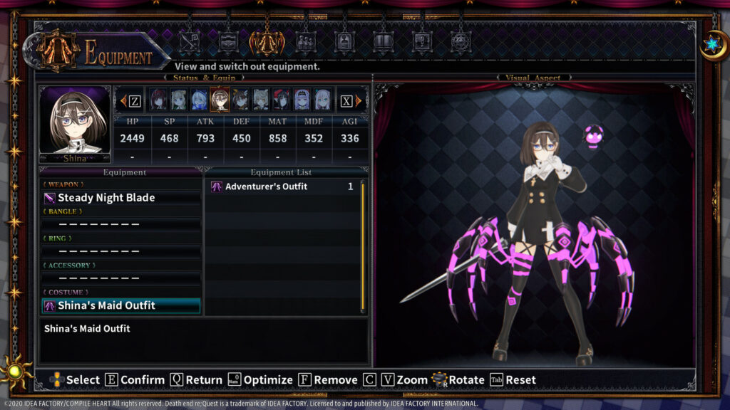 Death end re;Quest 2 – Shina’s Maid Outfit (PC) – Steam Key – EU – Galeriebild 1
