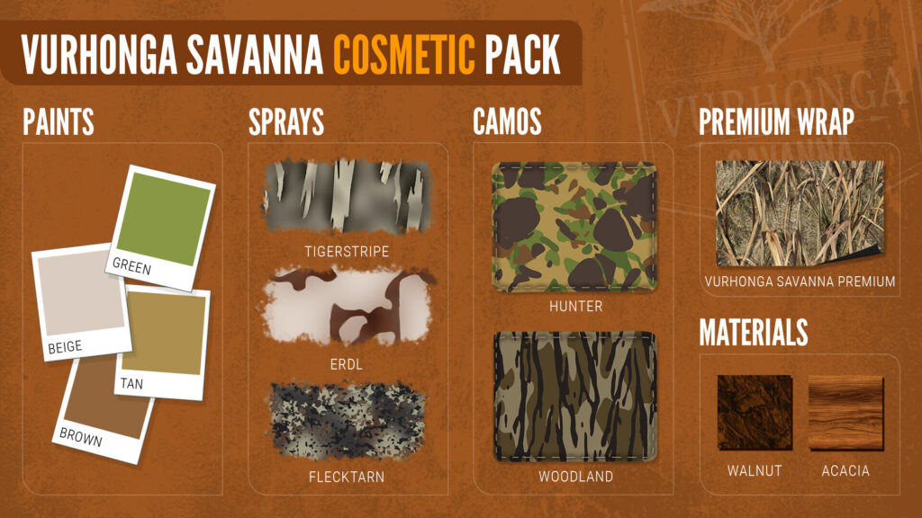 TheHunter: Call of the Wild – Vurhonga Savanna Cosmetic Pack (PC) – Steam Key – EU – Galeriebild 1
