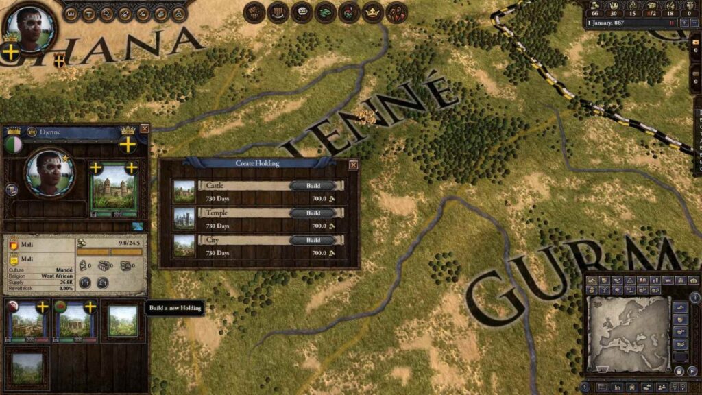 Crusader Kings II + The Old Gods DLC Steam Key GLOBAL – Galeriebild 2