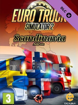 Euro Truck Simulator 2 – Scandinavia Steam Gift GLOBAL – Titelbild