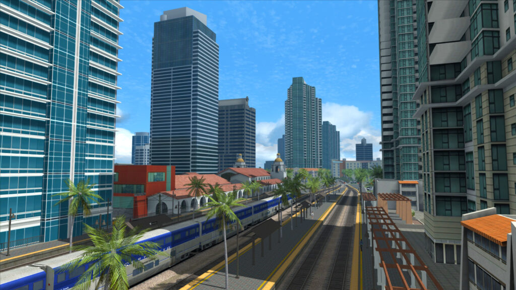 Train Simulator: Pacific Surfliner LA San Diego Route Steam Key GLOBAL – Galeriebild 2