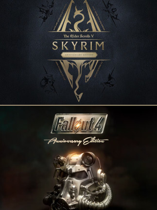The Elder Scrolls V: Skyrim Anniversary Edition + Fallout 4: Anniversary Edition Bundle – Xbox One/Series Key – EUROPE – Titelbild