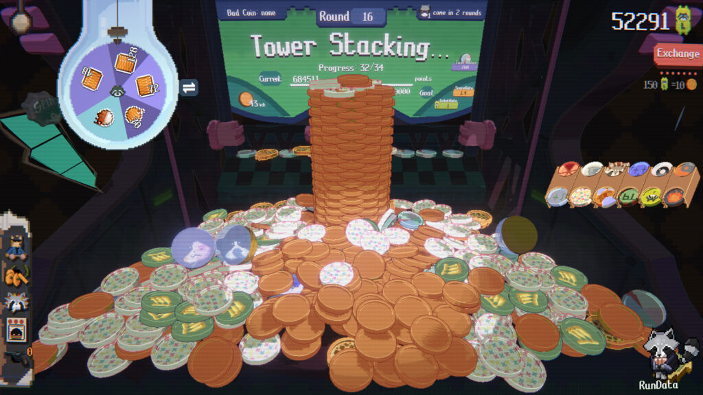 Raccoin: Coin Pusher Roguelike (PC) – Steam Key – ROW – Galeriebild 1