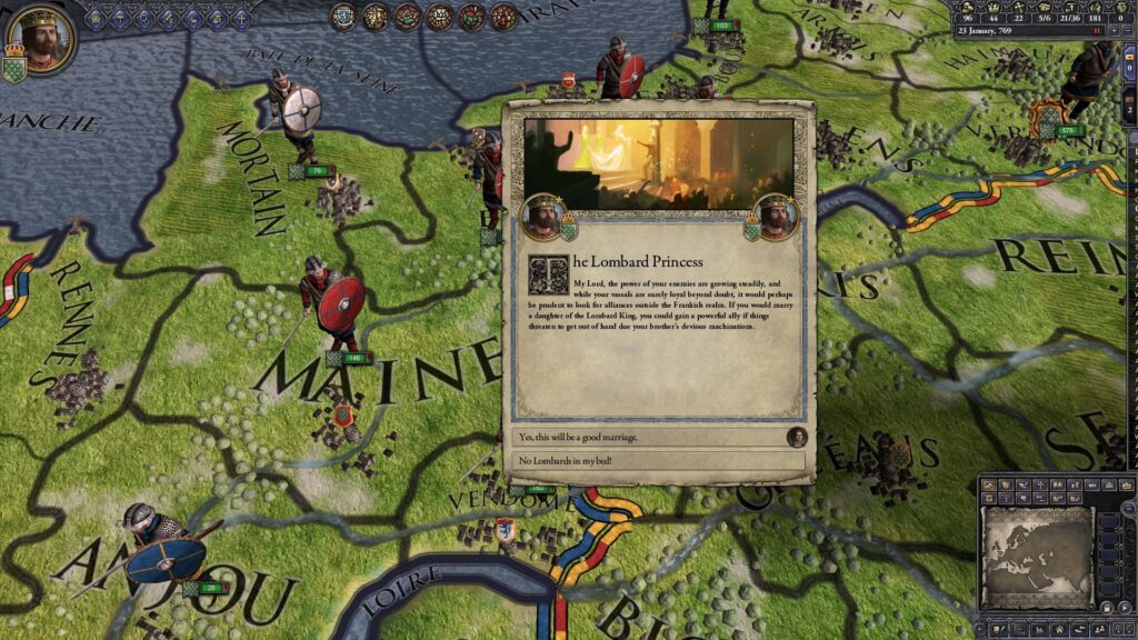 Crusader Kings II – Charlemagne Steam Key – EUROPE – Galeriebild 2