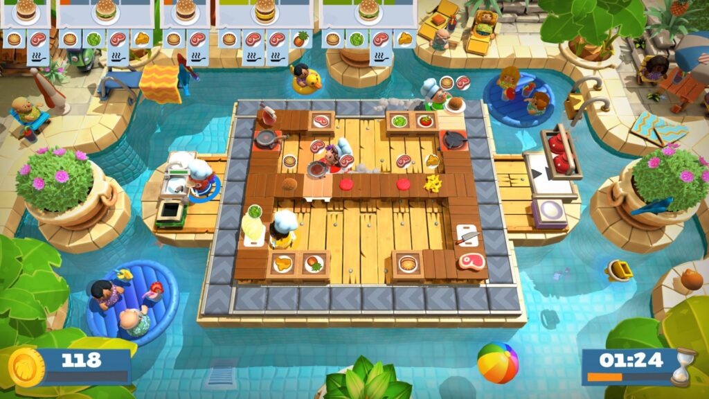 Overcooked! 2 – Surf ’n‘ Turf Steam Key – ROW – Galeriebild 1