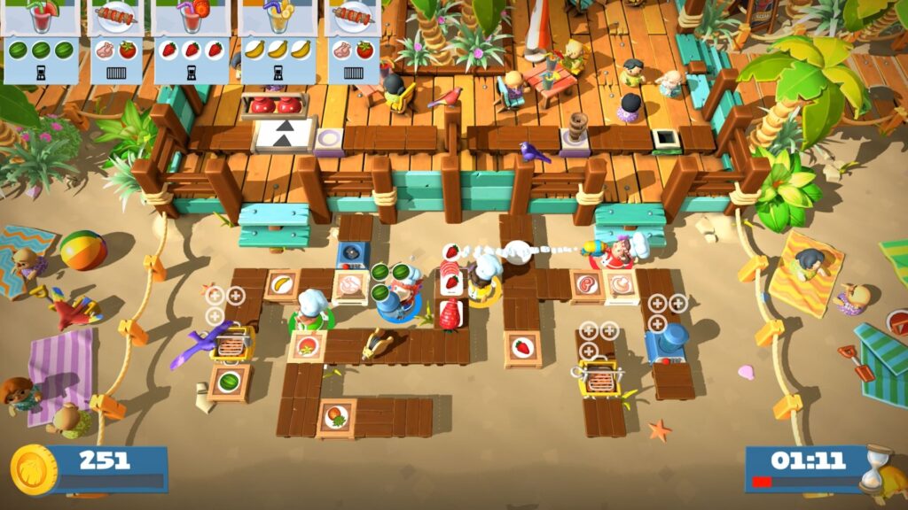 Overcooked! 2 – Surf ’n‘ Turf Steam Key – ROW – Galeriebild 2