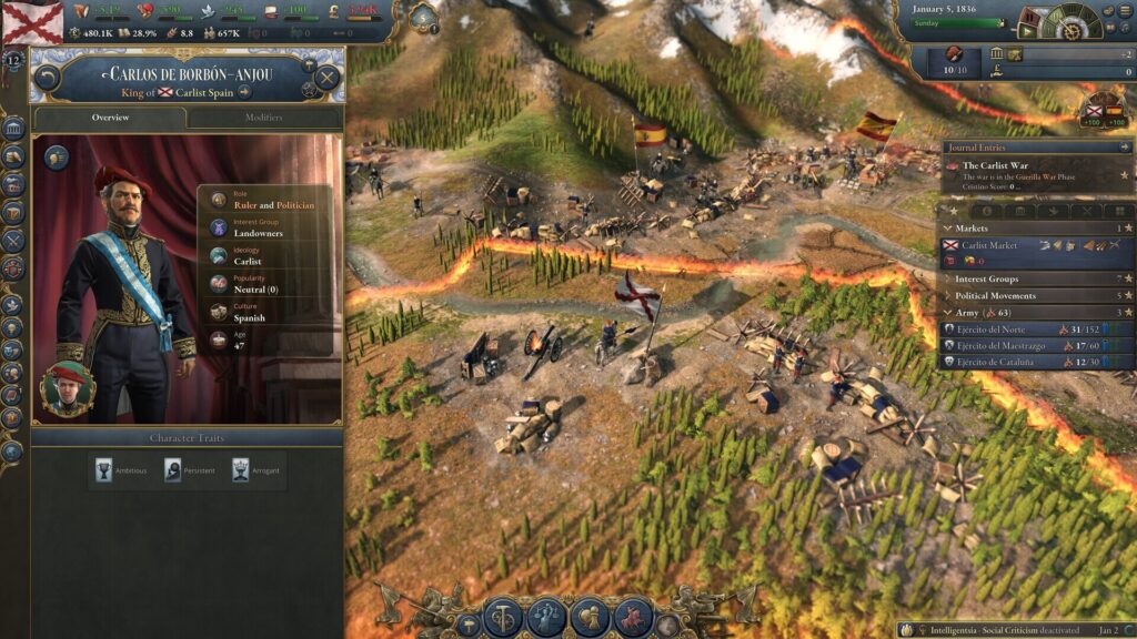 Victoria 3: Iberian Twilight – Immersion Pack DLC (PC) – Steam Key – ROW – Galeriebild 1